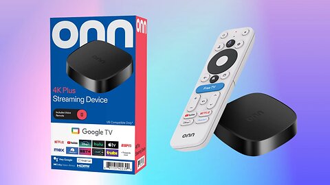 Onn Google TV 4K Plus Streaming Device