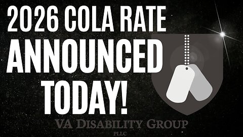 2026 COLA Increase Announced!