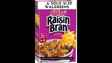 Cross kick Studio Films My favorite cereal Raisin Bran