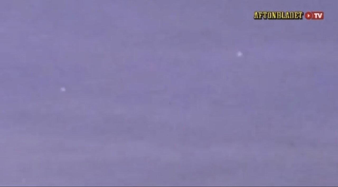 UFO video: Vänersborg, Sweden – 23 August 1997 – At 4:58 p.m.