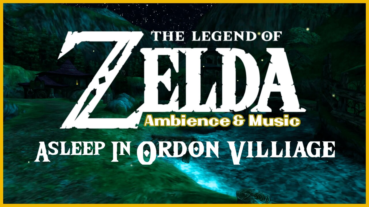 🌿Asleep In Ordon Village - 10 Hour Zelda Ambience🌿