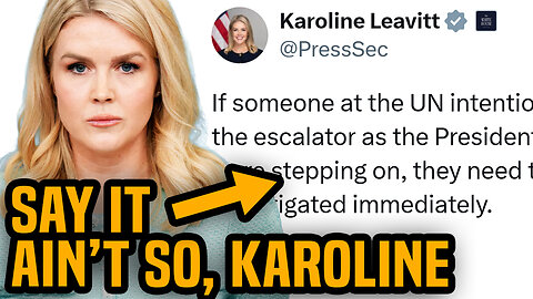 Trump Press Secy does the UNTHINKABLE