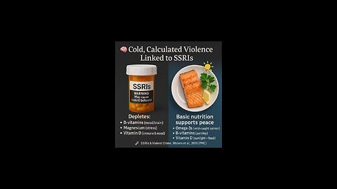 Violence spread by prescription drugs, especially SSRIs