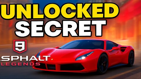 I unlocked a new secret in Asphalt Legends!!