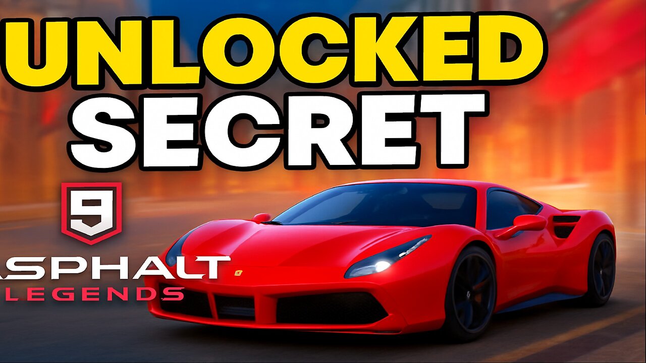 I unlocked a new secret in Asphalt Legends!!