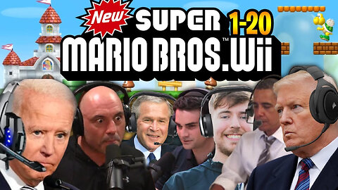 US Presidents Play New Super Mario Bros. Wii 1-20 (REUPLOAD)