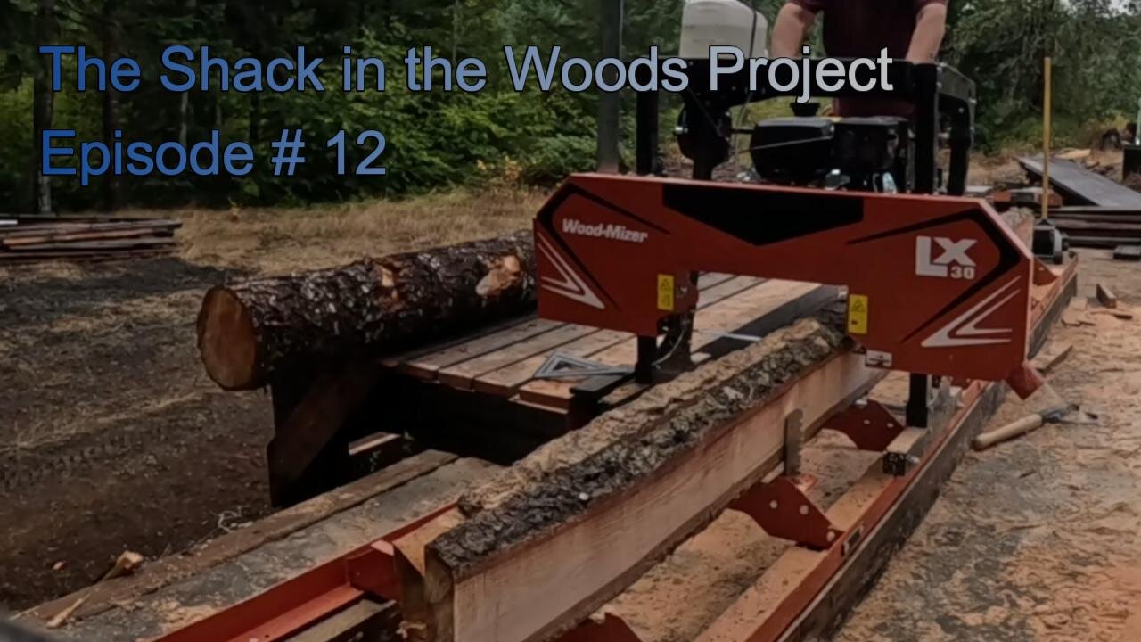 12 First Logs Sawed! A quick review of the Woodmizer LX-30 Sawmill