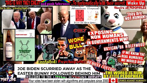 Follow the White [Brown] Rabbit (Adrenochrome) PT.1 - MyCatholicRedPill Compilation Version