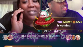 TomiKay n DreBaby doing what they do n he gets her banned 7/20/25 #bigoclipandsip