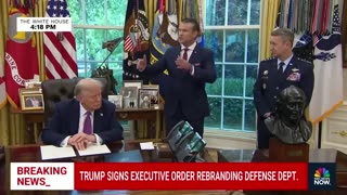 BREAKING: Trump signs executive order on the Department ...