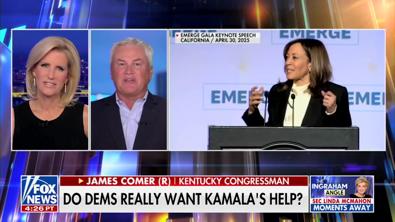 'A Great Candidate For Republicans': James Comer Has Fun Predicting Kamala's Future Job Prospects
