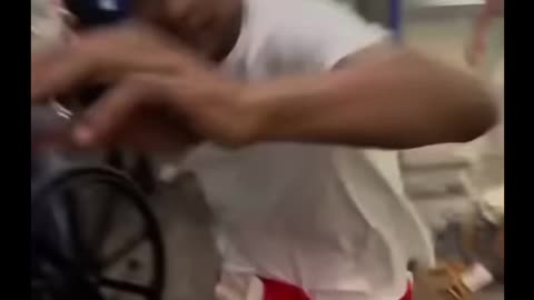 Man Nearly Knocks Himself Out at the Airport