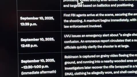 Tyler Robinson was NOT she shooter! Drones all over the airspace!