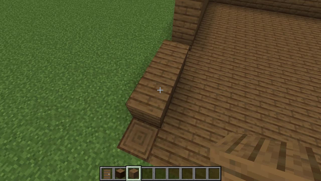 Minecraft: Building my other house but in creative mode Gameplay