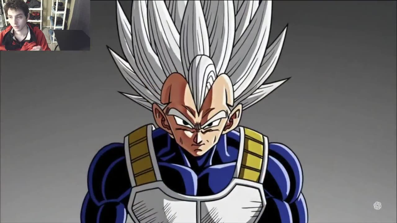 Fake Time Lapse 2D Animated Cartoon Video Of Vegeta Aging From 21 Years Old To 100 Years Old