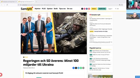 Lunchklubben 18 aug Kristersson är orolig för fred i Ukraina