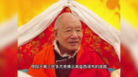 世界最高虹身成就獨掌人多智欽法王敬賀南無第三世多杰羌佛！