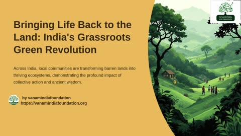 How locals are Restoring Degraded Land and bringing Dead Lands back to life?