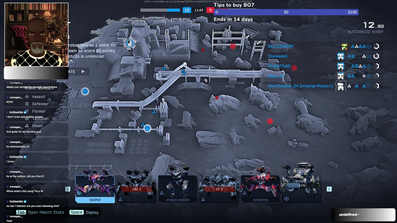 Join my crew get free Gifts War Robots Frontiers.