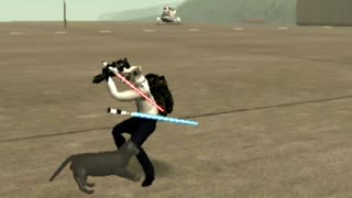 Cat Rico Nuro Knight vs Cameraman GTA SA