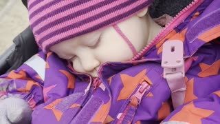 Arrived at the Playground and Baby Kayla Fell Asleep 😴