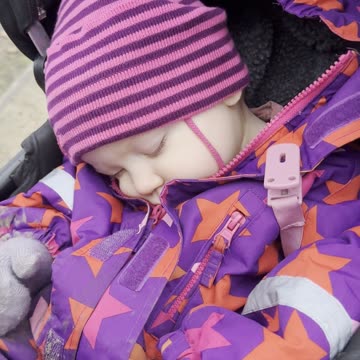 Arrived at the Playground and Baby Kayla Fell Asleep 😴