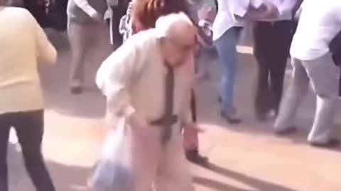 Grandpa still got the moves
