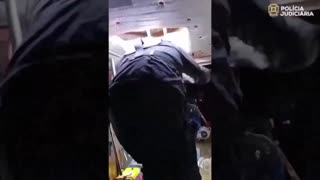 The Portuguese Navy and intelligence agencies intercepted a narco-submarine in the Atlantic,