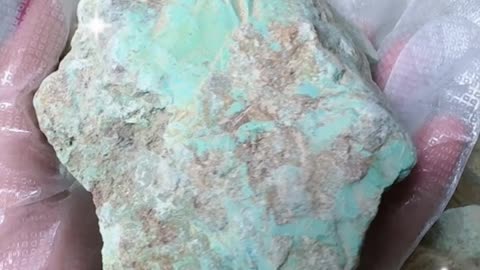 250613-1 Turquoise Rough: Color Blind Box Hidden in Stone