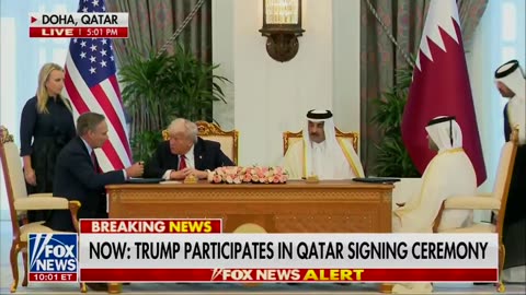 Qatar has signed a MULTIBILLION DOLLAR deal with President Trump and the CEO of Boeing