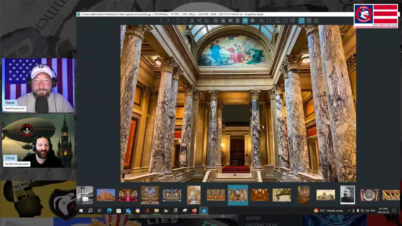 News Treason - Decoding State Capitol Buildings w Chris From Old World Exploration 5-29-25