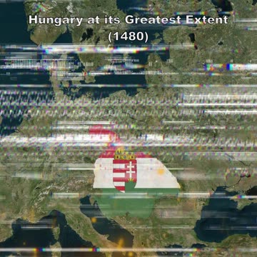 Hungary at its greatest extent (1480) vs Hungary at its greatest extent including under