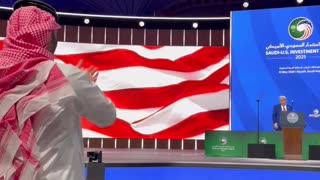 Crown Prince Mohammed bin Salman after President Trump's stunning speech in Riyadh, Saudi Arabia