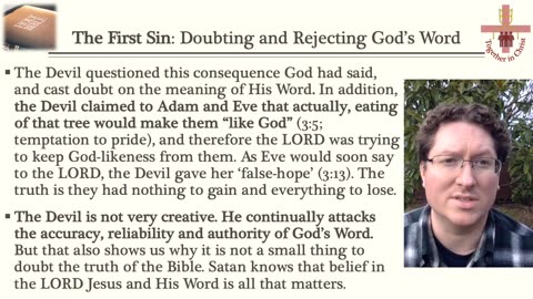 The First Sin – Doubting and Rejecting God's Word