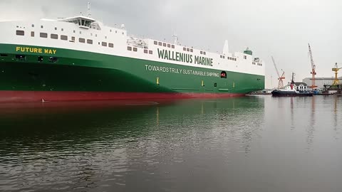 Vehicles Carrier "FUTURE WAY" in Bremerhaven Germany