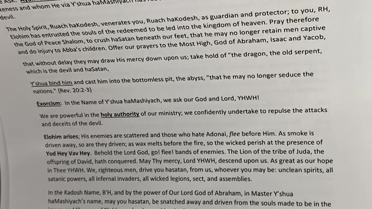Deliverance, exorcism Ask Elohim