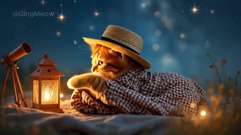 Tiny Baby Cat_s Cozy Picnic Adventure