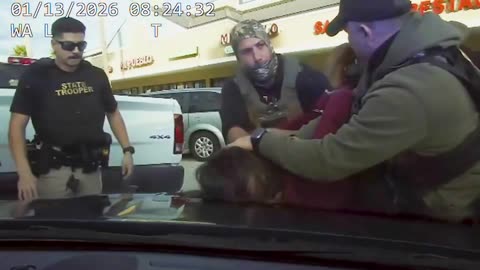 Anti-ICE Protestor in Florida Gets Manhandled After Punching Trooper in the Face