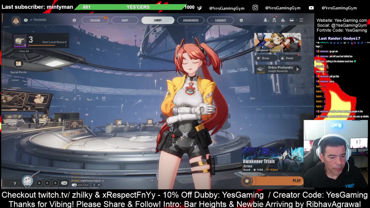 Watch Live Event on Fortnite Daily Show with Host DjSo at YES! Gaming in Fishers