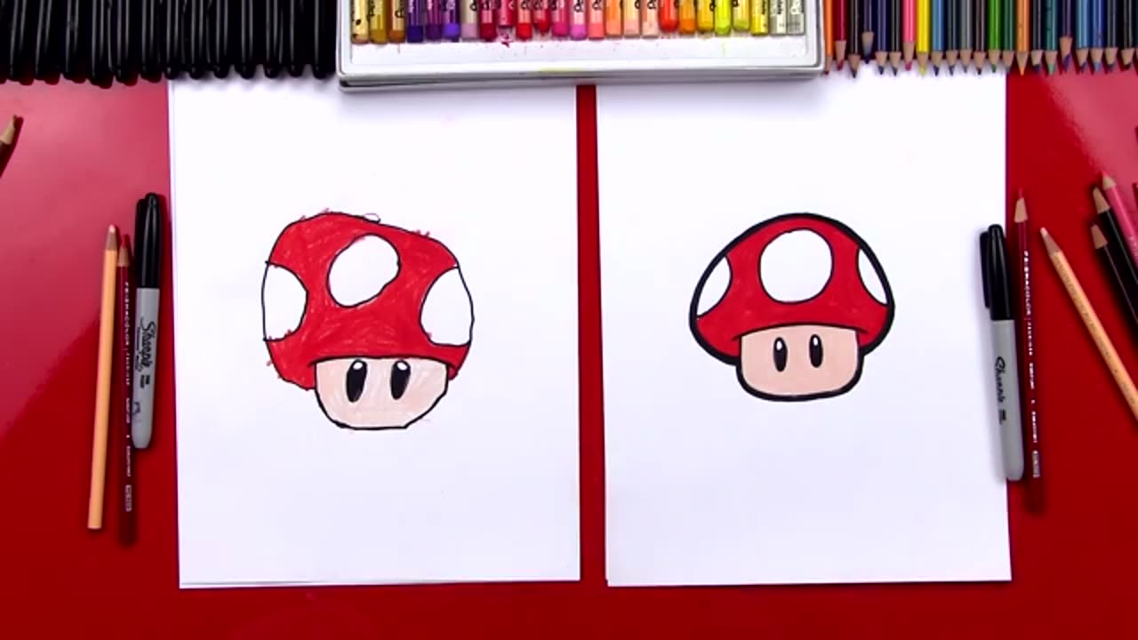 Breaking: How To Draw A Mario Mushroom