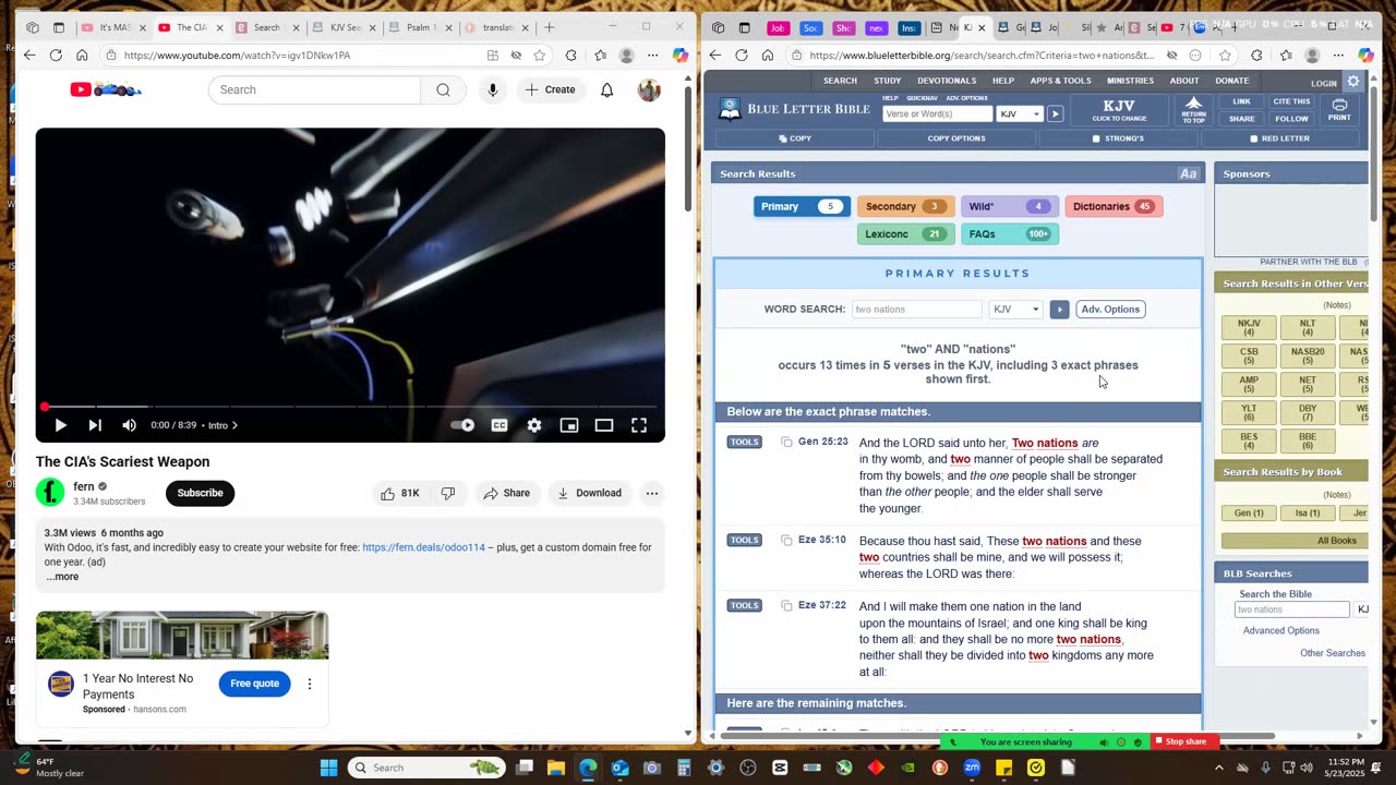 this mans blessing is the sword!