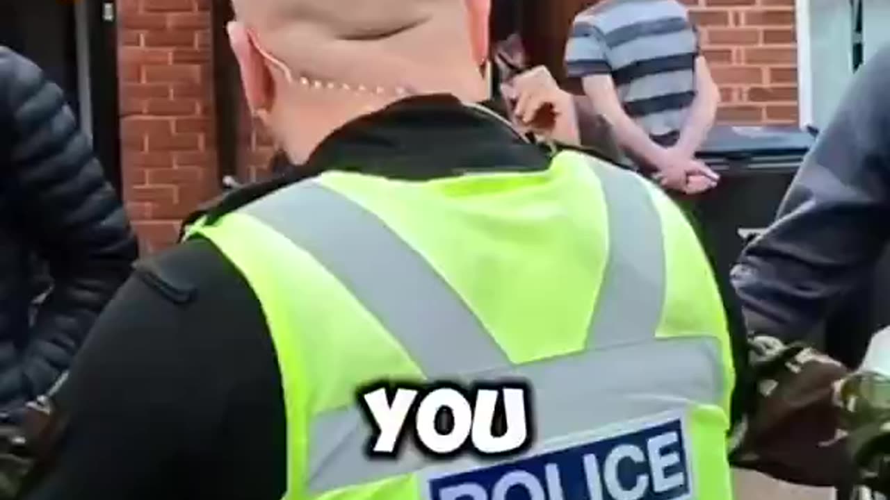 Veteran stops police and bailiffs illegally entering a property.