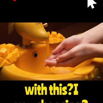 Sink Made Of Mango (Would You Wash?)