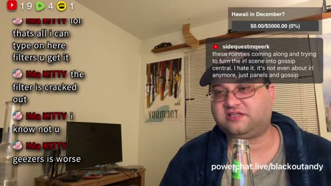 08/19/25 Blackout Andy VOD: "Let's get wonky eye'd Free TTS"