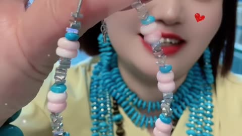 250512-13 Pink Conch Shell Meets Sleeping Beauty Turquoise Bracelet