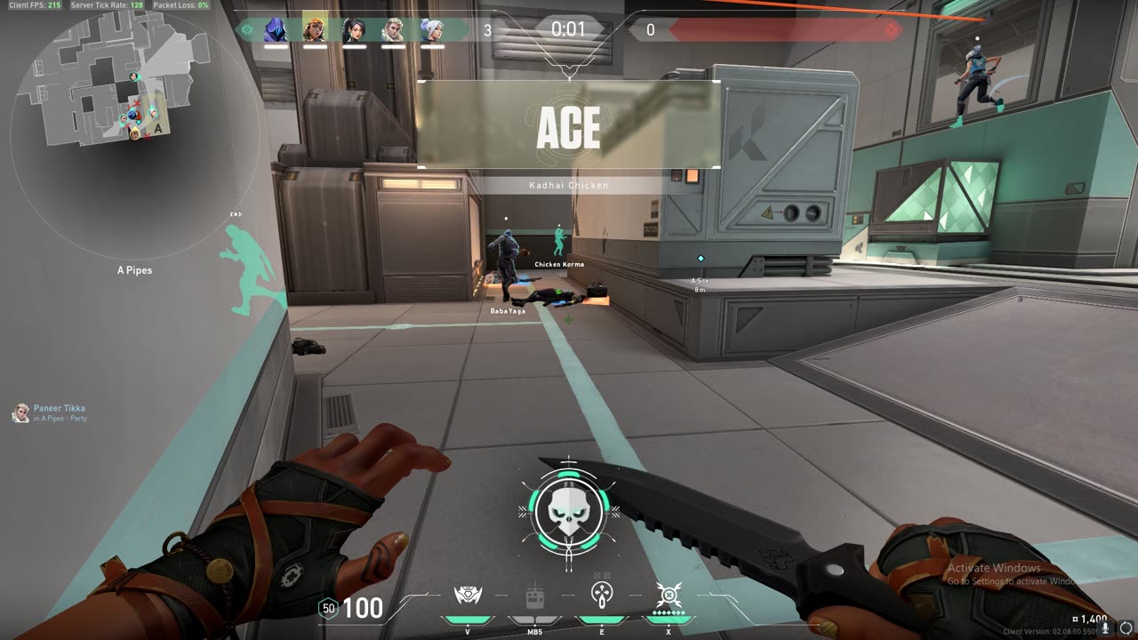 Zero Damage Taken ACE !!!