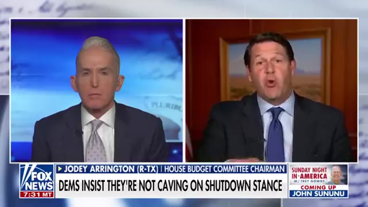Democrats have 'way over miscalculated' the shutdown politically_ Rep. Jodey Arrington