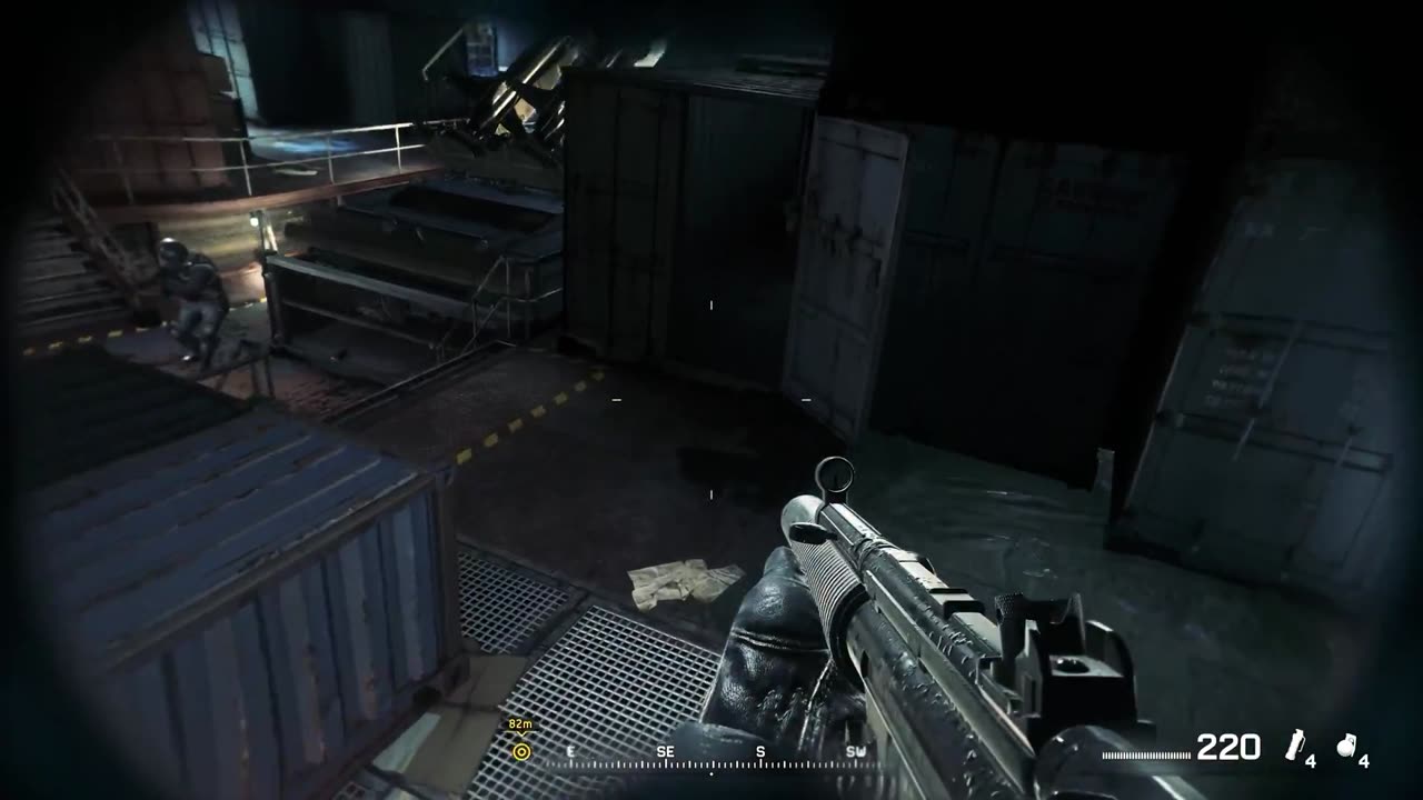 SAS Cargo Ship Infiltration Crew Expendable - Modern Warfare Remastered