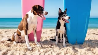 SURFING DOGS