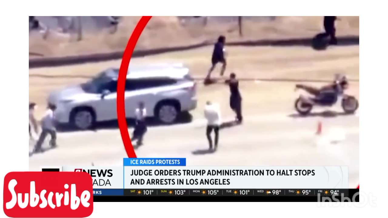 Trump news / Judge orders Trump Administration to halt stops and arrests in Los Angeles